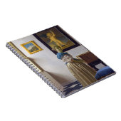 Johannes Vermeer - Lady Stehend bei einer Jungfrau Notizblock (Rechte Seite)