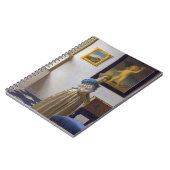 Johannes Vermeer - Lady Stehend bei einer Jungfrau Notizblock (Linke Seite)