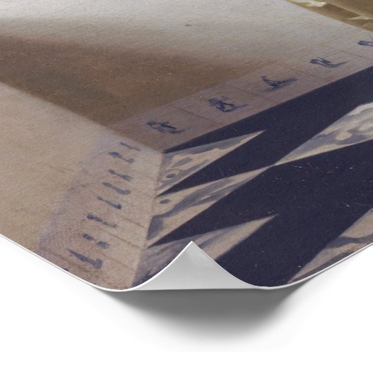 Johannes Vermeer - Lady Stehend bei einer Jungfrau Poster (Ecke)