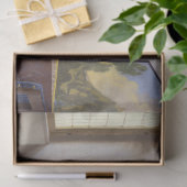 Johannes Vermeer - Lady Stehend bei einer Jungfrau Seidenpapier (Geschenk)