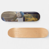 Johannes Vermeer - Lady Stehend bei einer Jungfrau Skateboard (Horizontal)