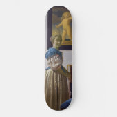 Johannes Vermeer - Lady Stehend bei einer Jungfrau Skateboard (Vorderseite)