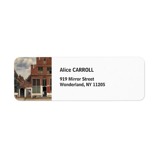 Johannes Vermeer - Little Street (Vorne)