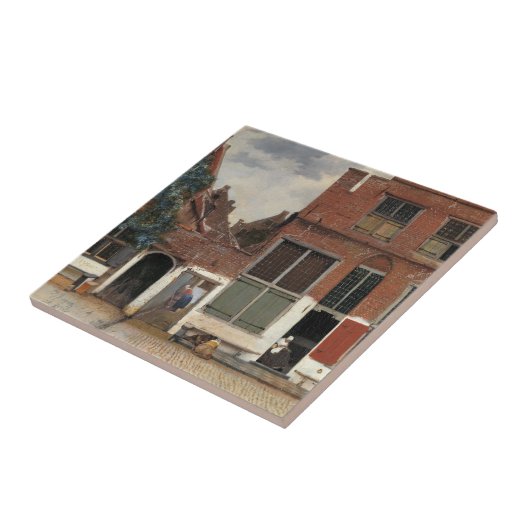 Johannes Vermeer - Little Street Fliese (Seite)