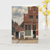 Johannes Vermeer - Little Street Karte (Gelbe Blume)