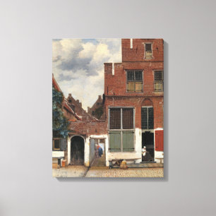 Johannes Vermeer - Little Street Leinwanddruck