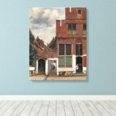 Johannes Vermeer - Little Street Leinwanddruck (Insitu (Holzboden))