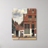 Johannes Vermeer - Little Street Leinwanddruck (Vorderseite)