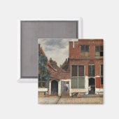 Johannes Vermeer - Little Street Magnet (Vorderseite/Rückseite)