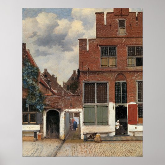 Johannes Vermeer - Little Street Poster (Vorne)