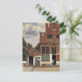 Johannes Vermeer - Little Street Postkarte (Stehend Vorderseite)