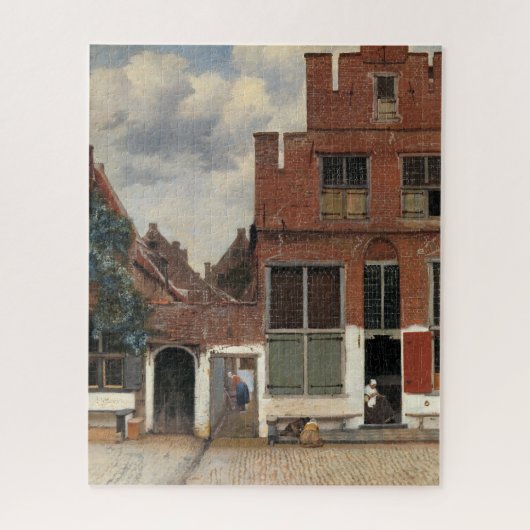 Johannes Vermeer - Little Street Puzzle (Vertikal)