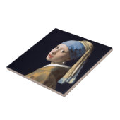 Johannes Vermeer - Mädchen mit einem Fliese (Seite)