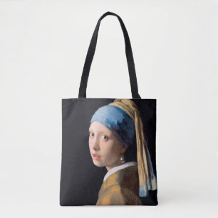 JOHANNES VERMEER - Mädchen mit einem Perlenohrrin Tasche
