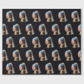 JOHANNES VERMEER - Mädchen mit einem Perlenohrring Geschenkpapier (Flach)