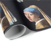 JOHANNES VERMEER - Mädchen mit einem Perlenohrring Geschenkpapier (Rolleneckpunkt)