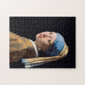 JOHANNES VERMEER - Mädchen mit einem Perlenohrring Puzzle (Horizontal)