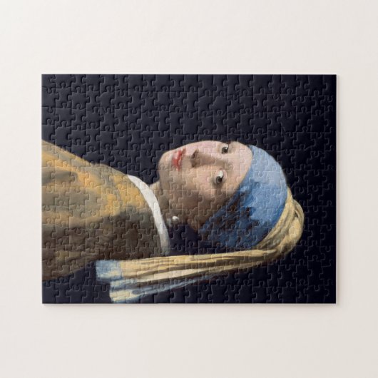 JOHANNES VERMEER - Mädchen mit einem Perlenohrring Puzzle (Horizontal)