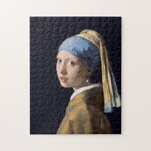 JOHANNES VERMEER - Mädchen mit einem Perlenohrring Puzzle (Vertikal)