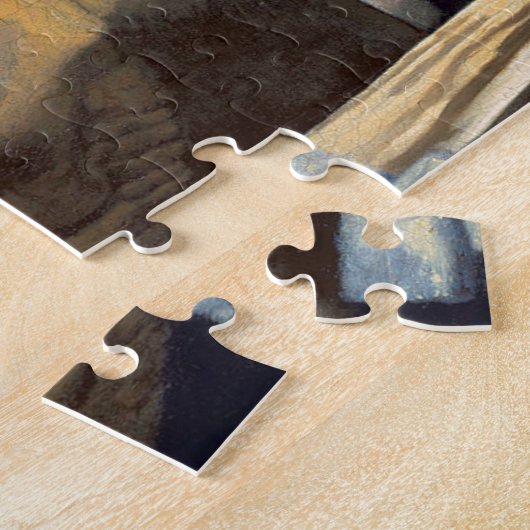 Johannes Vermeer - Mädchen mit einem Puzzle (Seite)