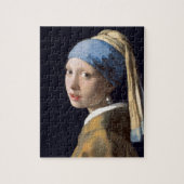 Johannes Vermeer - Mädchen mit einem Puzzle (Vertikal)