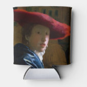 Johannes Vermeer - Mädchen mit einem Red Hat Dosenkühler (Vorderseite)