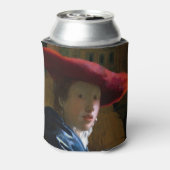 Johannes Vermeer - Mädchen mit einem Red Hat Dosenkühler (Kanne Rückseite)