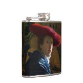 Johannes Vermeer - Mädchen mit einem Red Hat Flachmann (Rechts)
