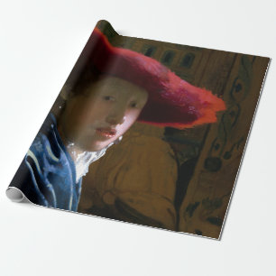 Johannes Vermeer - Mädchen mit einem Red Hat Geschenkpapier