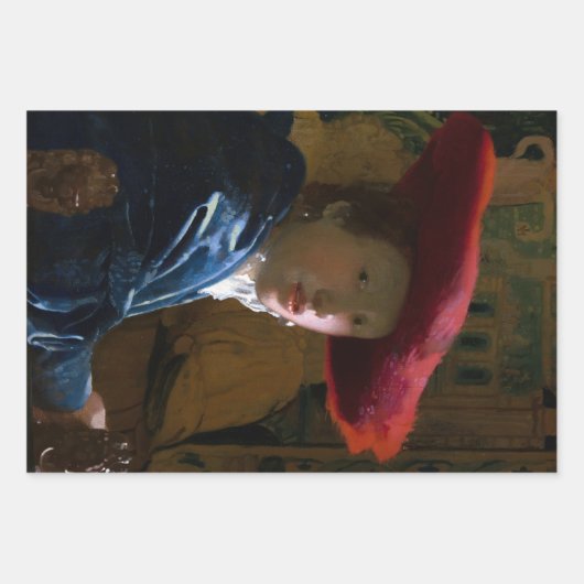 Johannes Vermeer - Mädchen mit einem Red Hat Geschenkpapier Set (Vorderseite 3)