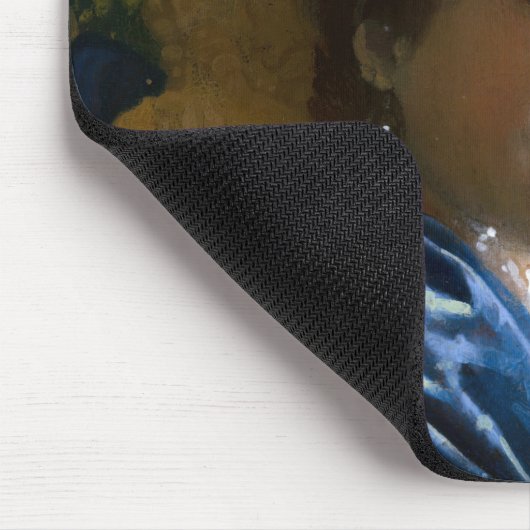 Johannes Vermeer - Mädchen mit einem Red Hat Mousepad (Ecke)