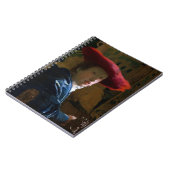 Johannes Vermeer - Mädchen mit einem Red Hat Notizblock (Linke Seite)