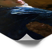 Johannes Vermeer - Mädchen mit einem Red Hat Poster (Ecke)