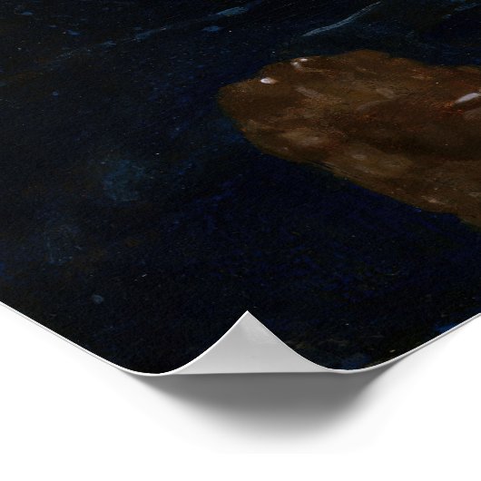 Johannes Vermeer - Mädchen mit einem Red Hat Poster (Ecke)