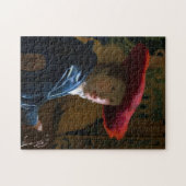 Johannes Vermeer - Mädchen mit einem Red Hat Puzzle (Horizontal)