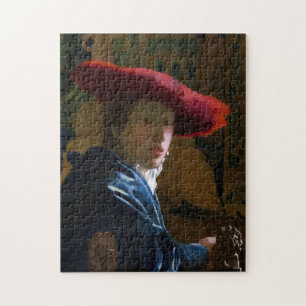 Johannes Vermeer - Mädchen mit einem Red Hat Puzzle