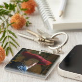 Johannes Vermeer - Mädchen mit einem Red Hat Schlüsselanhänger (Vorderseite rechts)