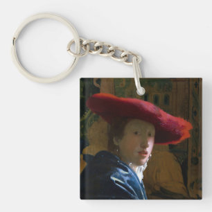 Johannes Vermeer - Mädchen mit einem Red Hat Schlüsselanhänger