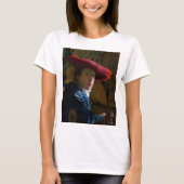 Johannes Vermeer - Mädchen mit einem Red Hat T-Shirt (Vorderseite)