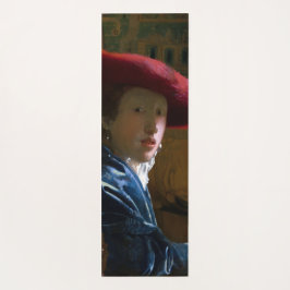 Johannes Vermeer - Mädchen mit einem Red Hat Yogamatte