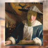 Johannes Vermeer - Mädchen mit Flute Fensteraufkleber (Blatt 2)