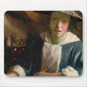 Johannes Vermeer - Mädchen mit Flute Mousepad (Vorne)