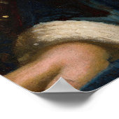 Johannes Vermeer - Mädchen mit Flute Poster (Ecke)