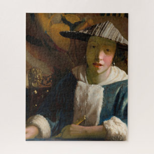 Johannes Vermeer - Mädchen mit Flute Puzzle
