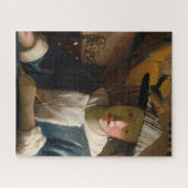Johannes Vermeer - Mädchen mit Flute Puzzle (Horizontal)