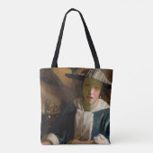 Johannes Vermeer - Mädchen mit Flute Tasche (Rückseite)