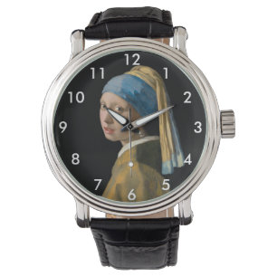 Johannes Vermeer - Mädchen mit Perle Armbanduhr