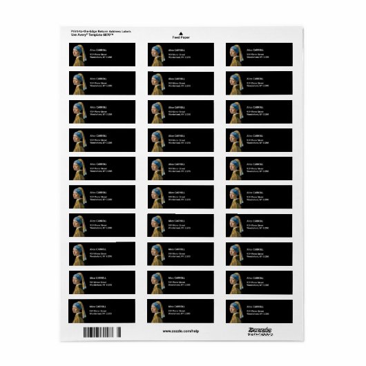 Johannes Vermeer - Mädchen mit Perlenohrring (Vorne)