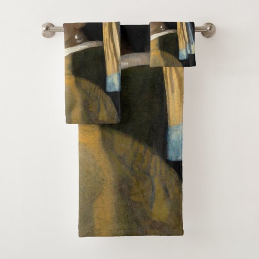 Johannes Vermeer - Mädchen mit Perlenohrring Badhandtuch Set (Insitu)