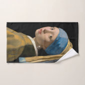 Johannes Vermeer - Mädchen mit Perlenohrring Badhandtuch Set (Handtuch)